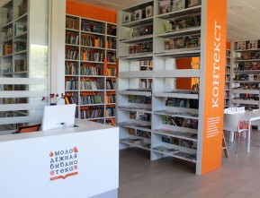 стационарные стеллажи для библиотеки